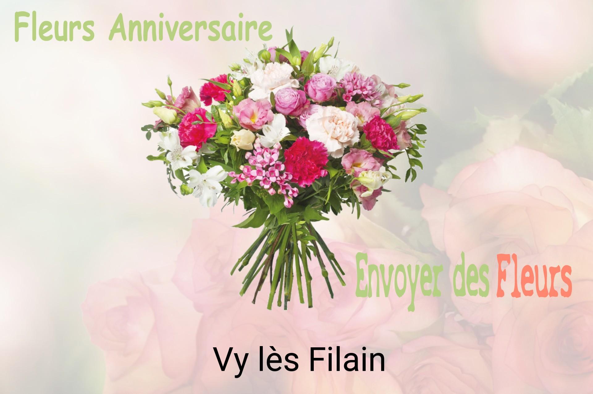 Bouquet de fleurs d’anniversaire livré à Vy-lès-Filain