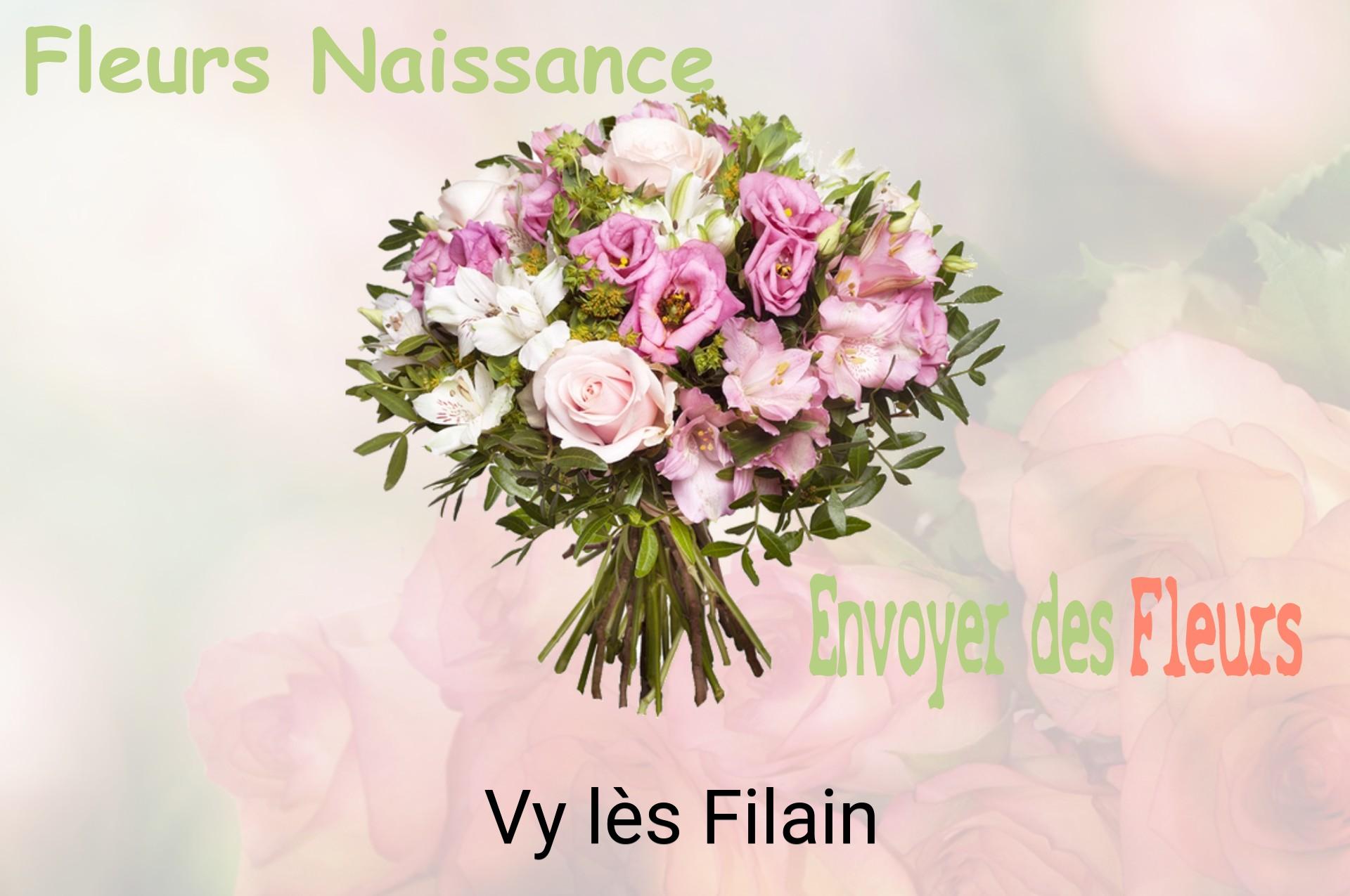 Bouquet de fleurs de naissance livré à Vy-lès-Filain